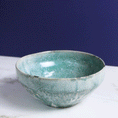 Load image into Gallery viewer, Large Melted Teal Bowl
