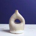 Load image into Gallery viewer, Pale Pink and White Squishy Donut Vase
