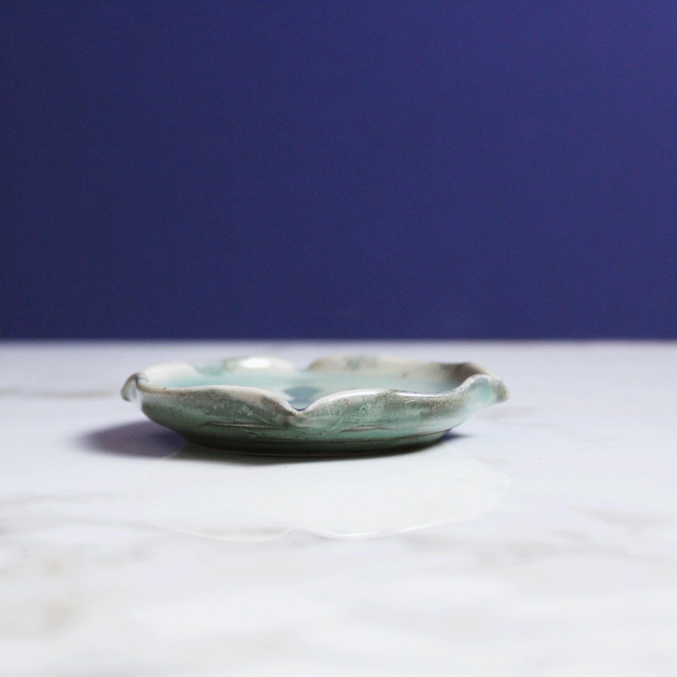 Lagoon Blue Ring Dish