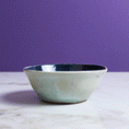 Load image into Gallery viewer, Small Deep Teal Blue Swirl Bowl
