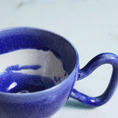 Load image into Gallery viewer, Cobalt Blue Melted Mug
