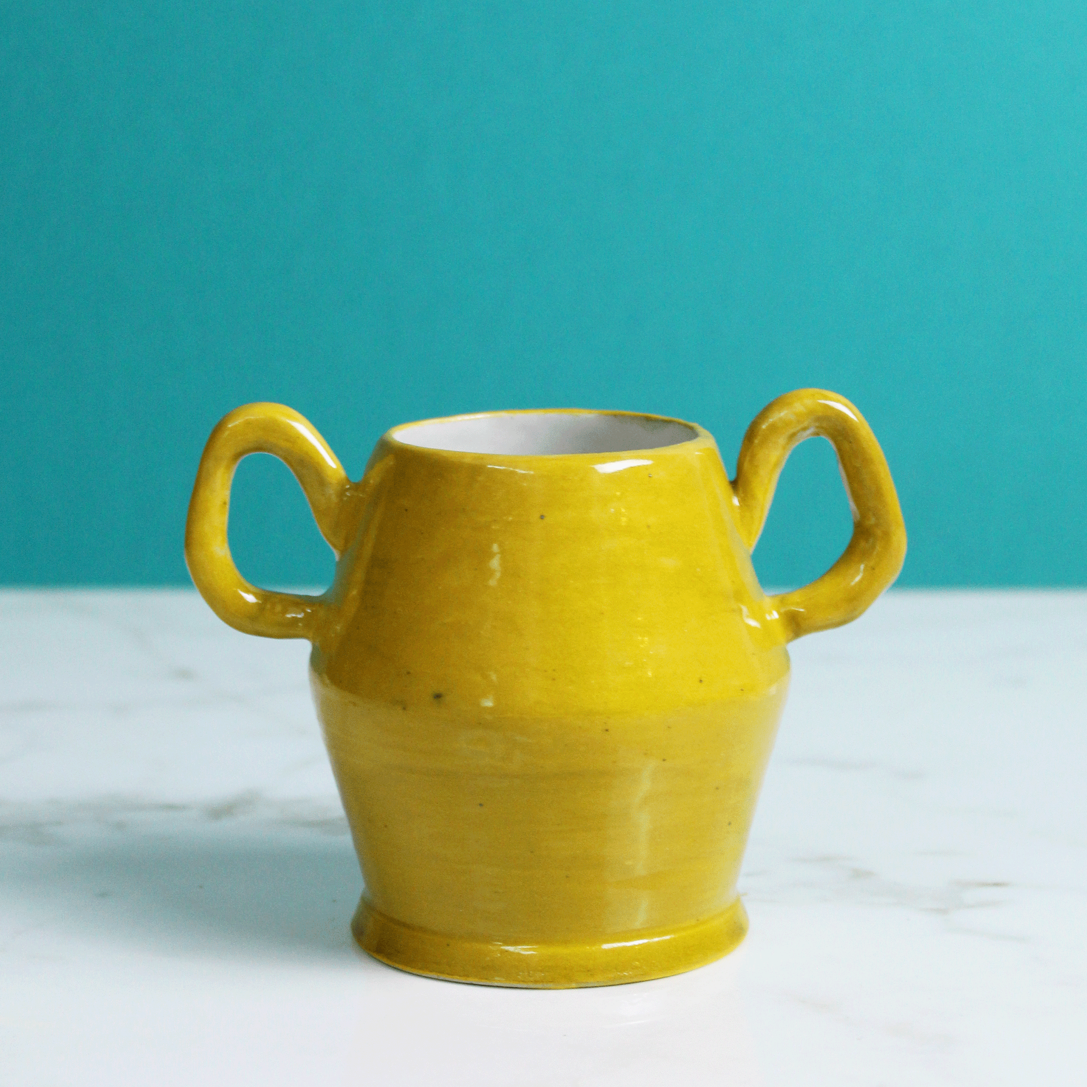 Bright Goldenrod Vase