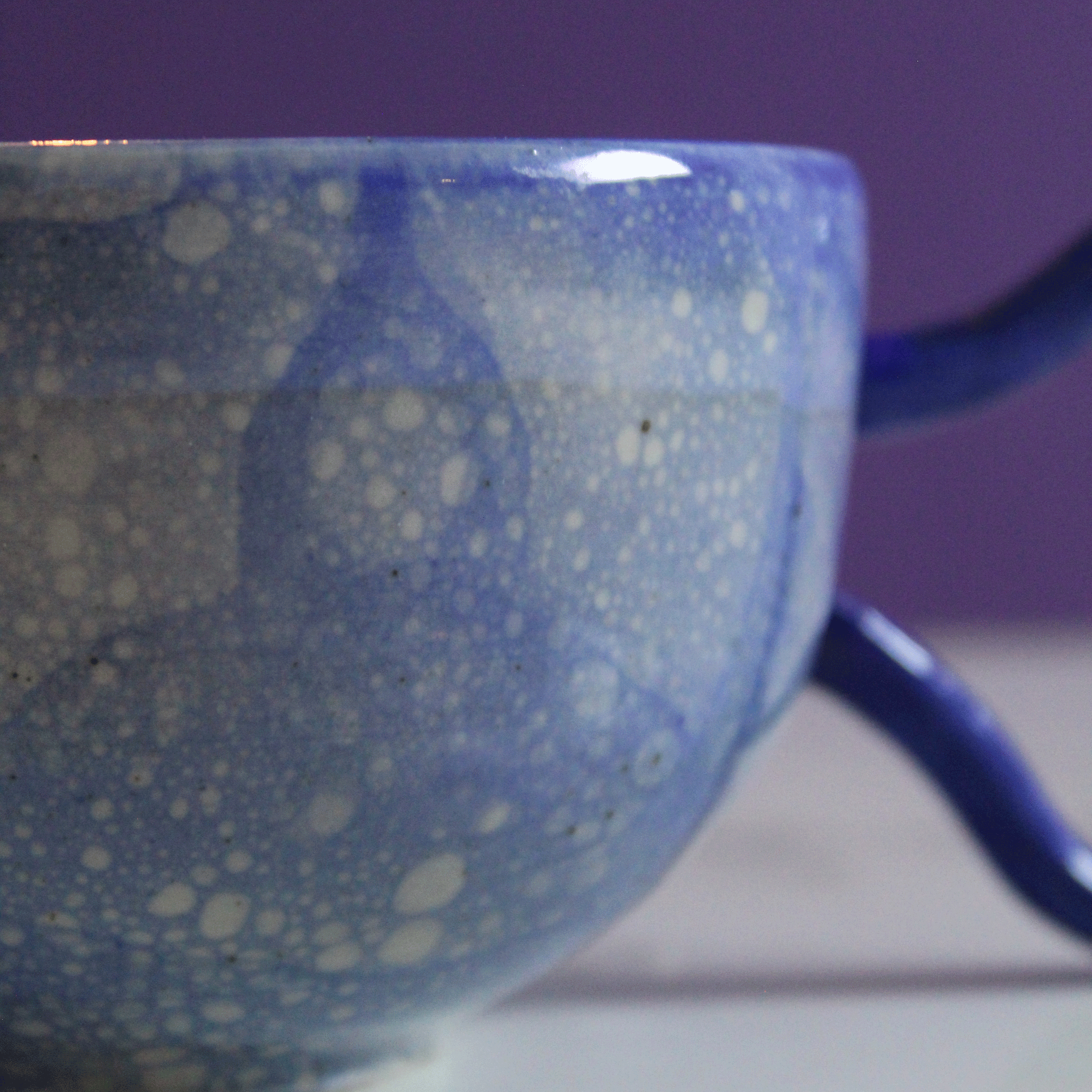 Jumbo Blue Bubble Mug (slightly flawed)