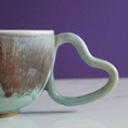 Load image into Gallery viewer, Opal Jumbo Heart Mug
