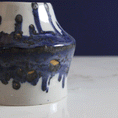 Load image into Gallery viewer, Large Multidimensional Drip Decorative Vase (slightly flawed)
