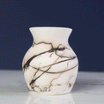 Load image into Gallery viewer, Raku Horsehair Small Vase
