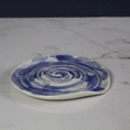 Load image into Gallery viewer, Cobalt Blue Swirl Spoon Rest
