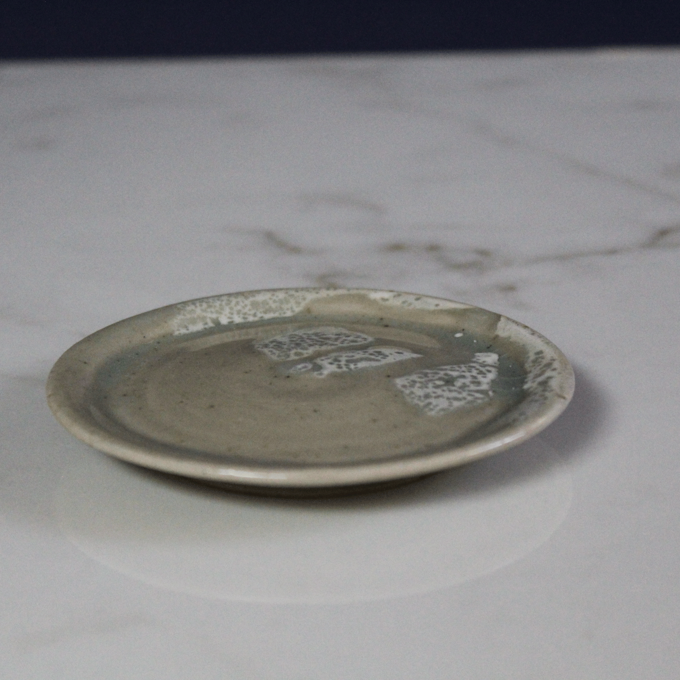 Sea Foam Marbled Ring Dish