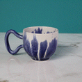 Load image into Gallery viewer, Cobalt Dripping Mug
