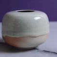 Load image into Gallery viewer, Porcelain Salt Fired Pearl Vase
