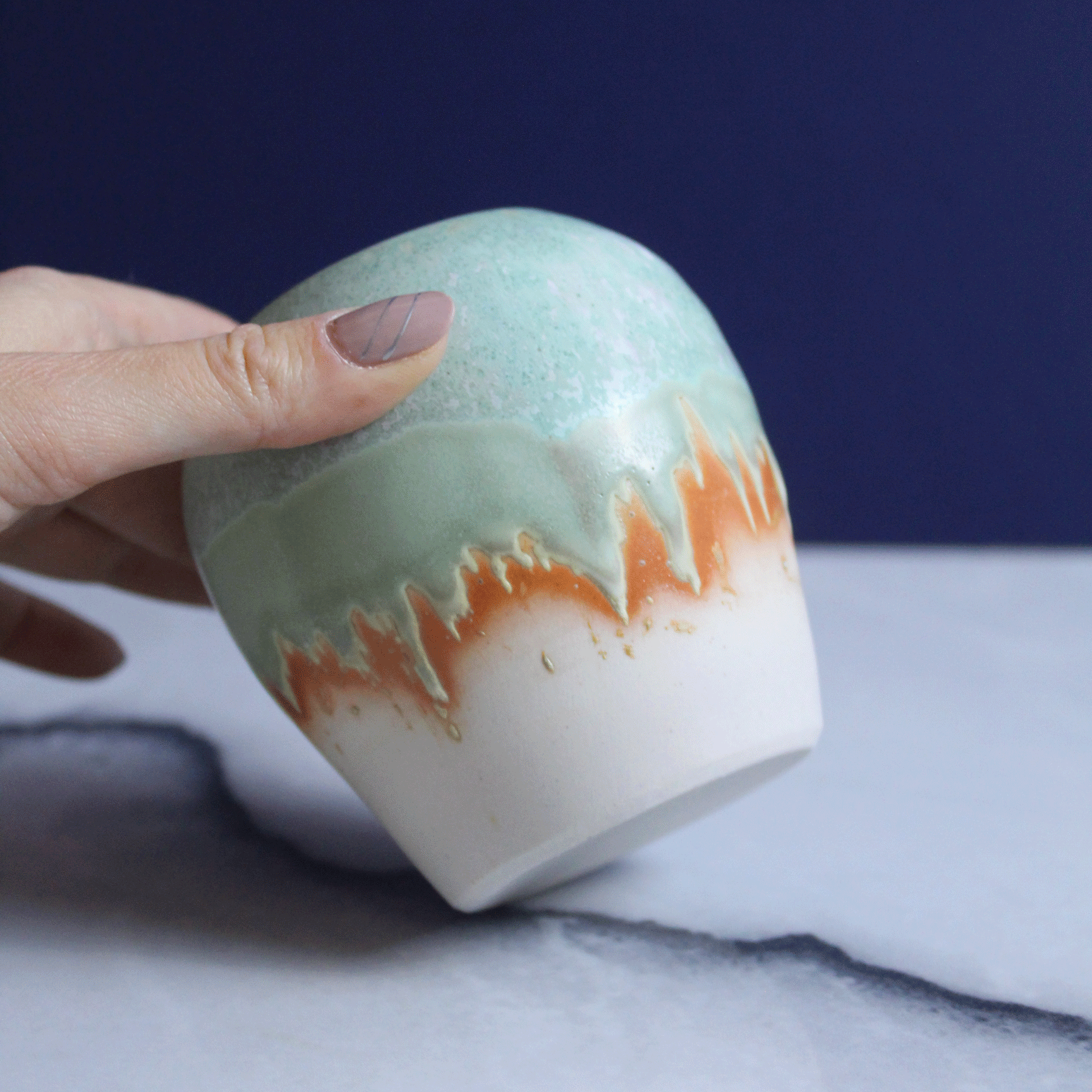 Jade Ice Porcelain Vase