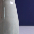 Load image into Gallery viewer, Crackled Sea Foam Carved Porcelain Vase
