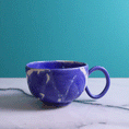 Load image into Gallery viewer, Cobalt Marble Jumbo Mug
